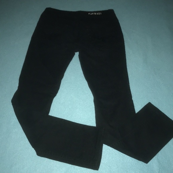 GUESS jeans  black skinny stretchy vintage Y2K sequins design NEW size 12 - Picture 2 of 8